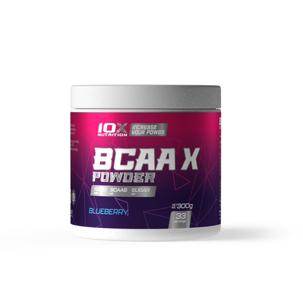 

BCAA X Powder 10X Nutrition голубая малина 300 г (TNX004)