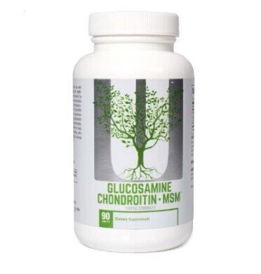 

Глюкозамин хондроитин и МСМ Naturals Glucosamine Chondroitin MSM Universal Nutrition 90 таблеток (UN075)