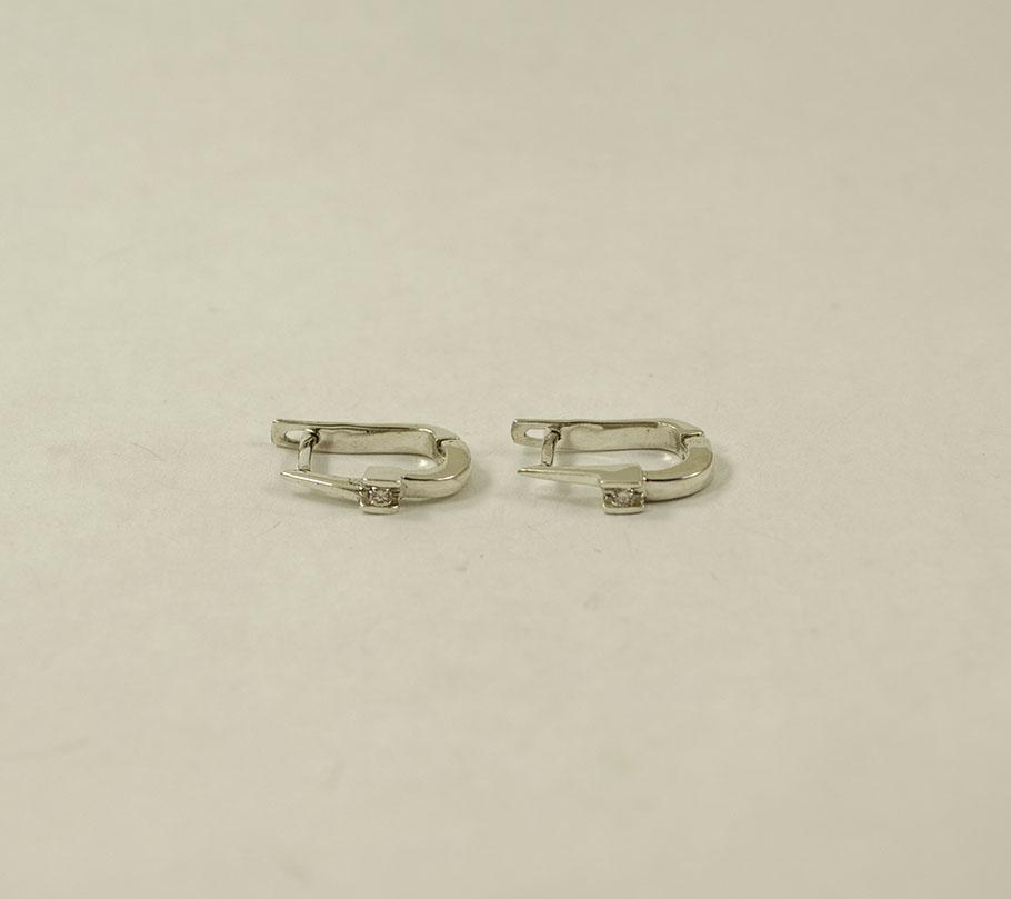 

Сережки с бриллиантами Maxi Silver 9033