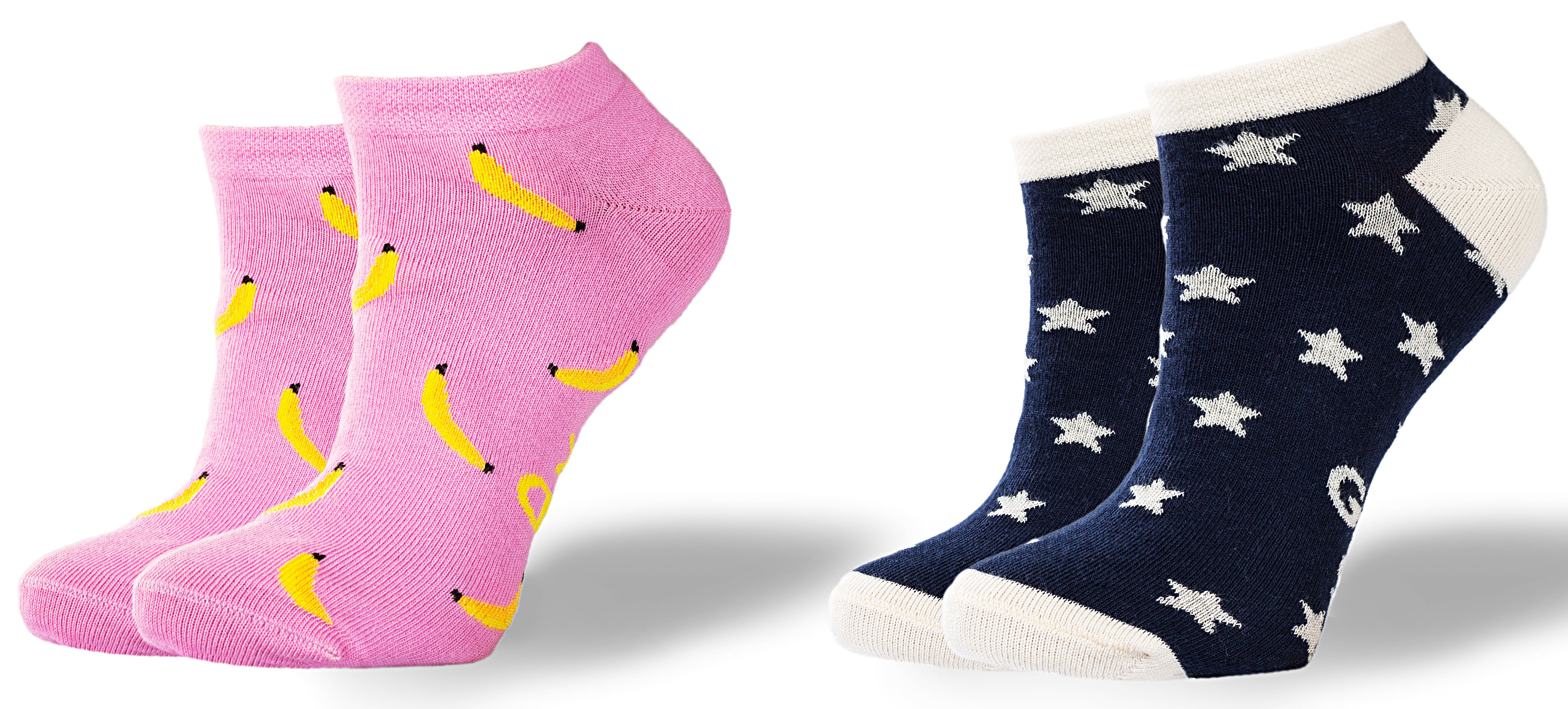 

Носки GoodSox 321 Banana Joy + Falling star 35-40 р 2 шт Разноцветные