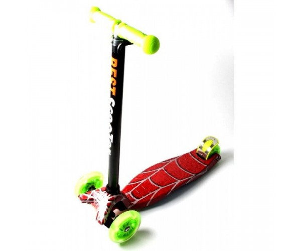 

Самокат Scooter Maxi с рисунками, Red web