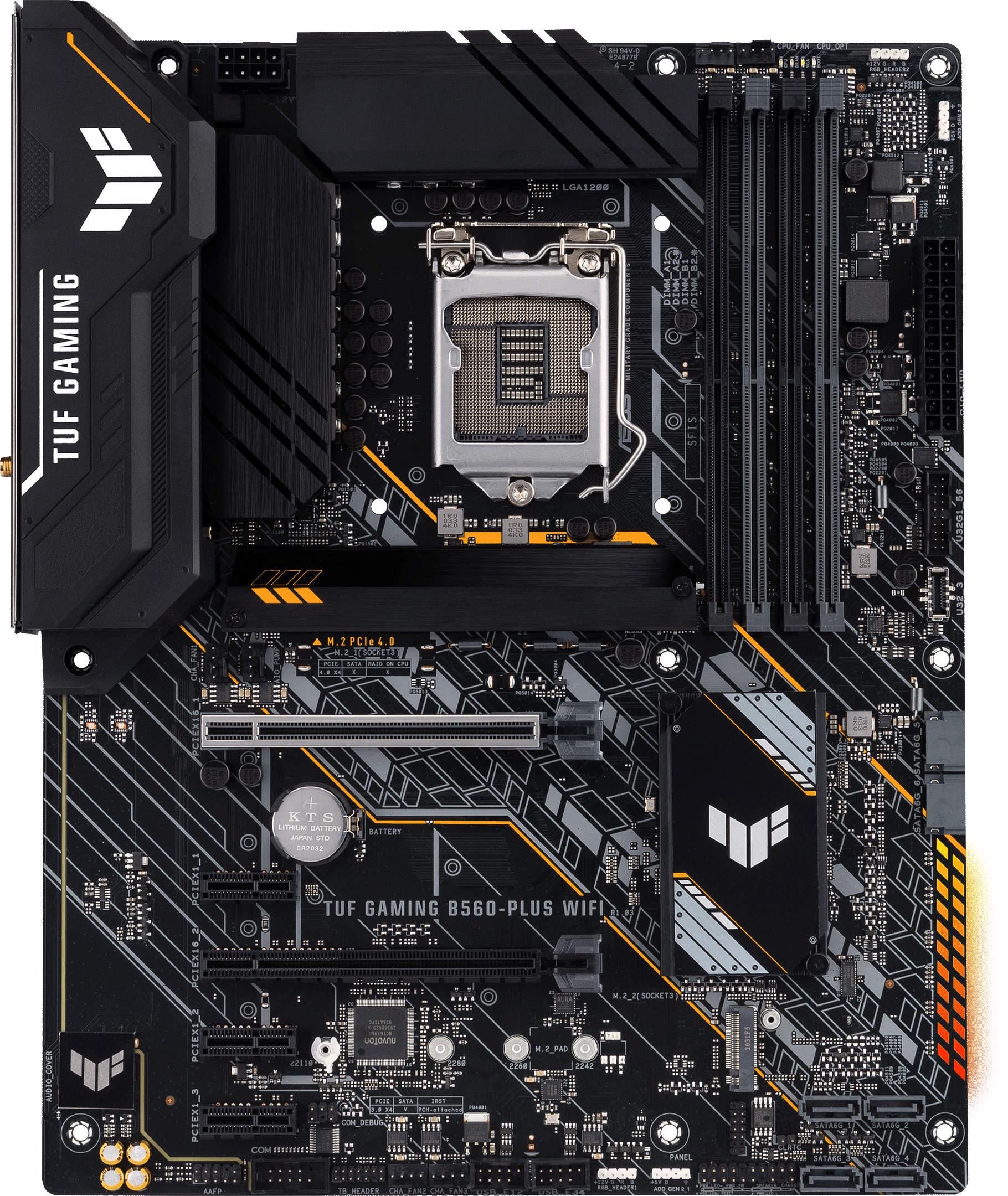 

Материнская плата Asus TUF Gaming B560-Plus Wi-Fi (s1200, Intel B560, PCI-Ex16)