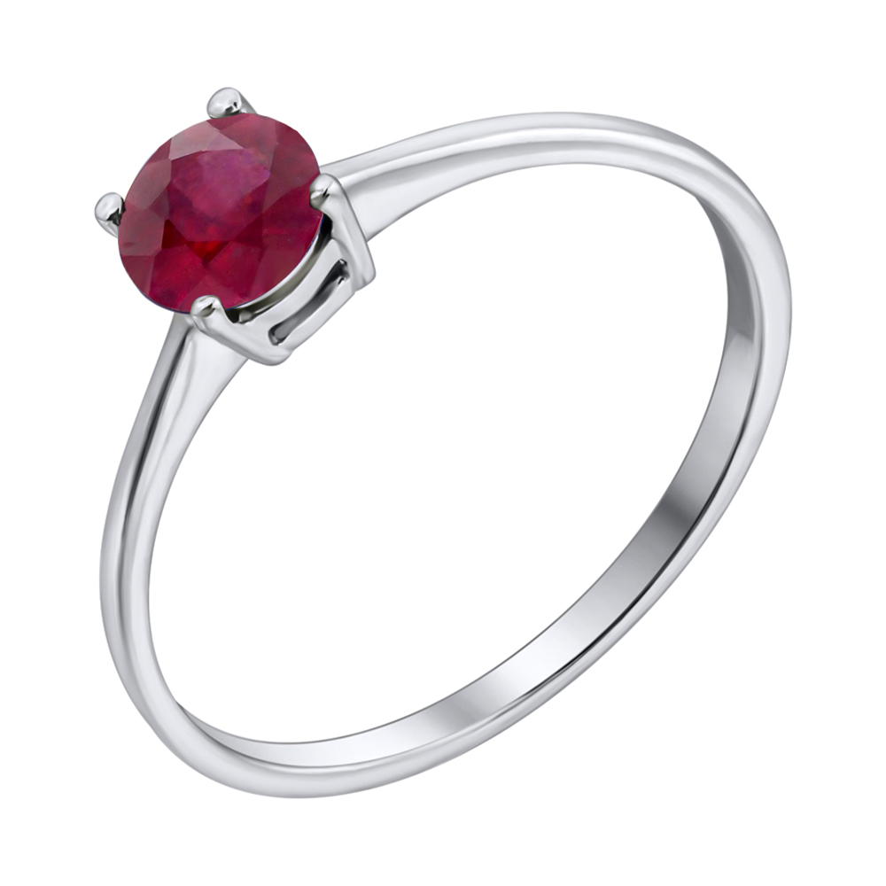

Серебряное кольцо с рубином 000117811 16.5 размера