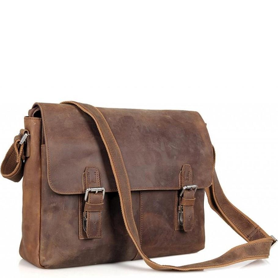 

Мужской кожаный мессенджер Tiding Bag 6002LR-2