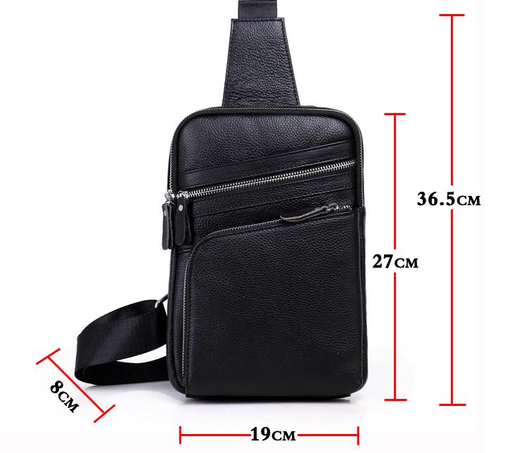 

Мужской кожаный мессенджер Tiding Bag A25-6896A