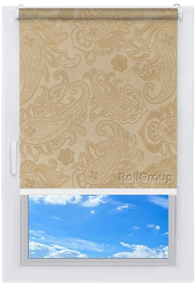 

Ролета тканевая Roll Group Бали 140х165 Бежевый 1839