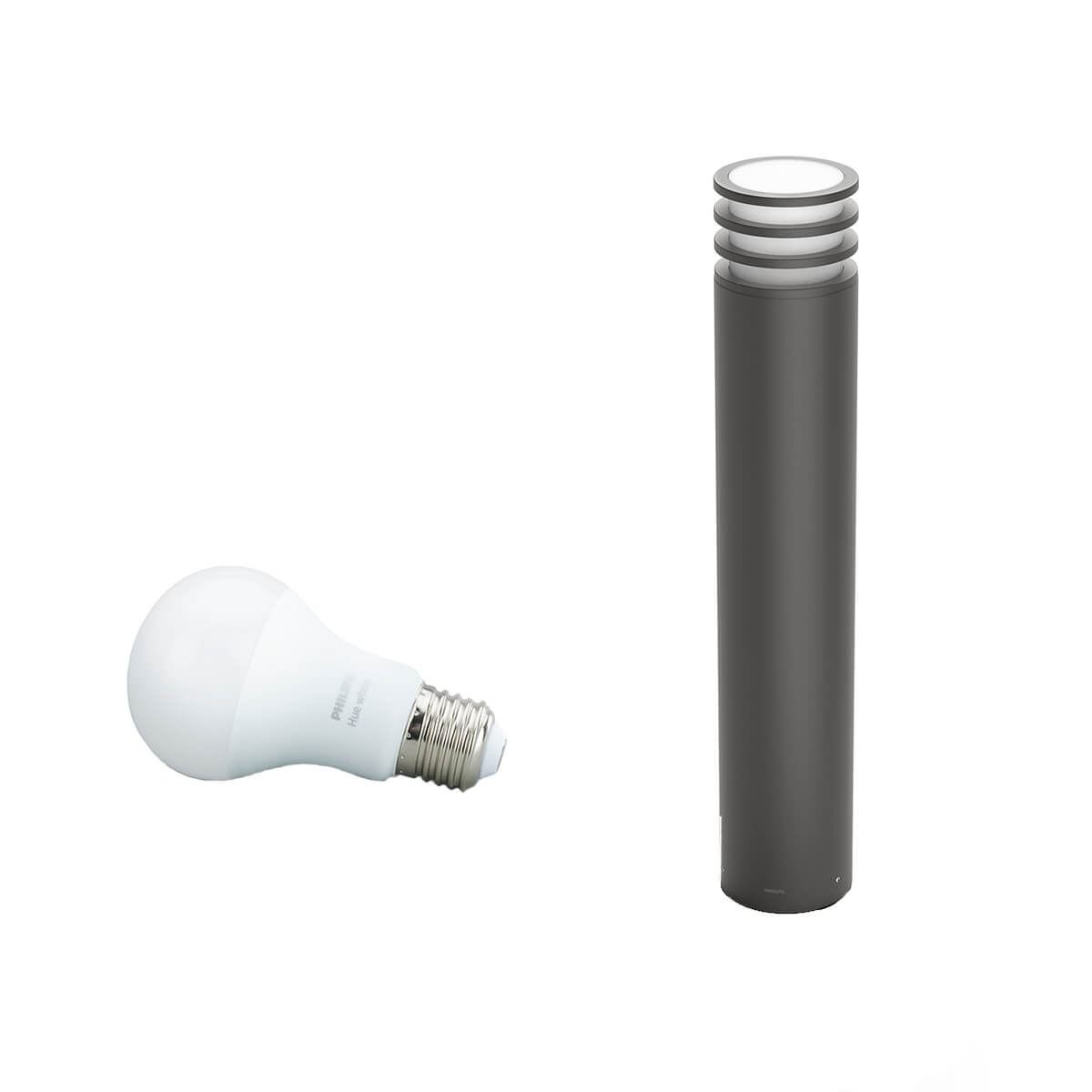 

Смарт-светильник PHILIPS Lucca post anthracite 1x9.5W 230V (17403/93/P0)