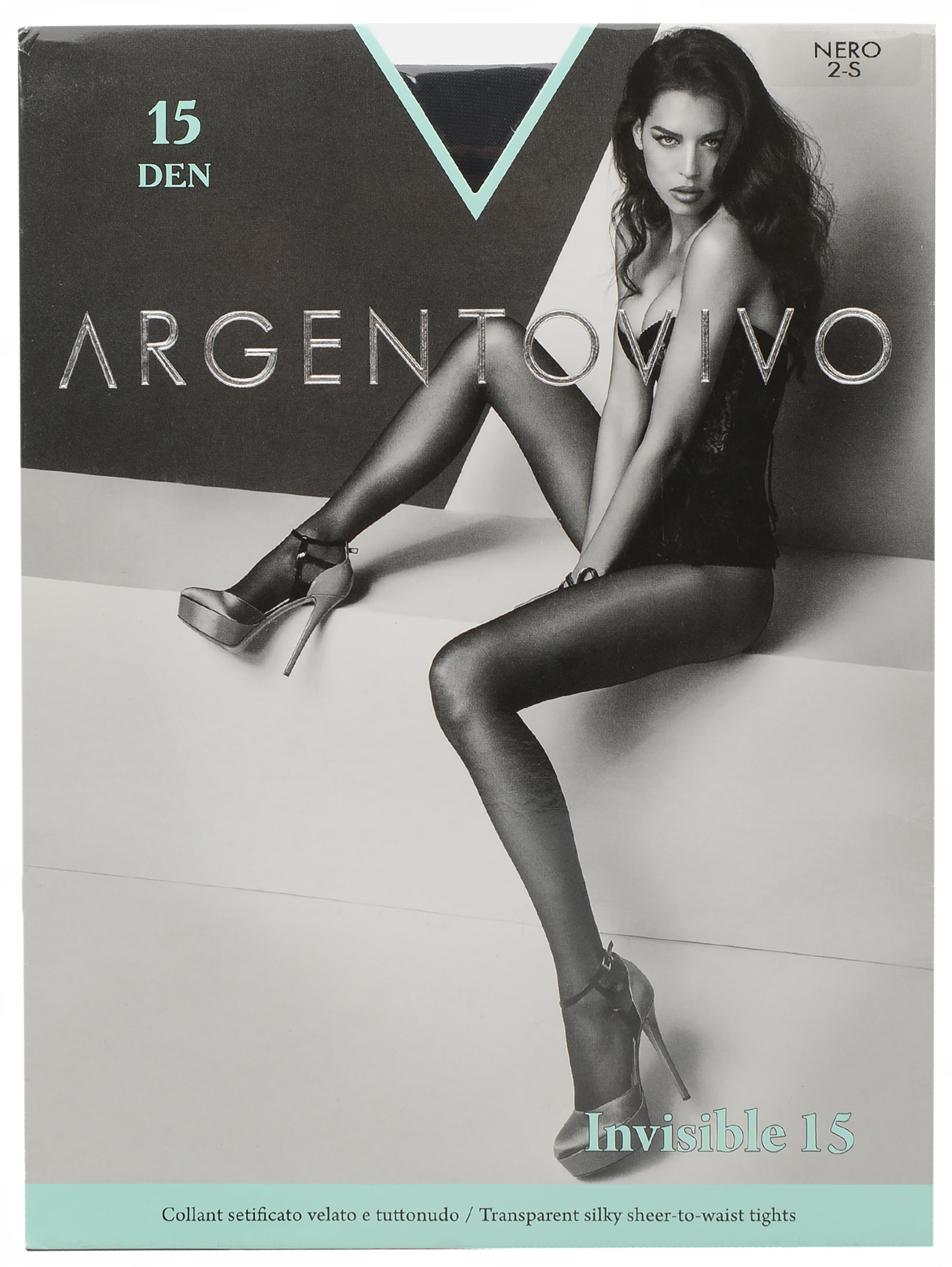 

Колготки Argentovivo Invisible 15 Den 4 Черные