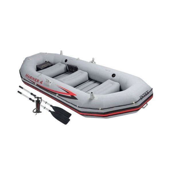 

Надувная Лодка Intex 68376 (328х145х48 См) Mariner 4 Set Серая