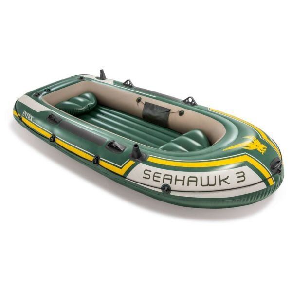 

Трехместная надувная лодка Intex 68349 (295 х 137 х 43 см) Seahawk 3 Зеленый