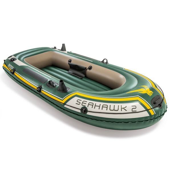 

Двухместная надувная лодка Intex 68346 (236 x 114 x 41 см) Seahawk 2 Зеленый
