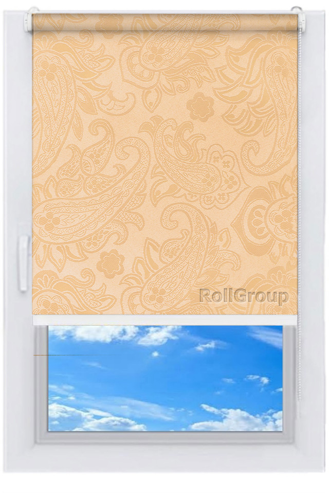 

Ролета тканевая Roll Group Бали 130х165 Айвори 2070