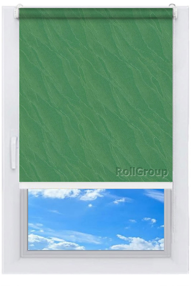 

Ролета тканевая Roll Group Вода 150х165 Зеленый 2159
