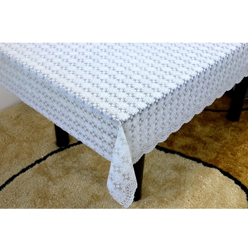 

Клеенка виниловая ажурная "Lace" белая 1,37*20м Stenson(МА-2121)