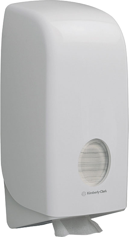 

Диспенсер для туалетной бумаги KIMBERLY CLARK PROFESSIONAL Aquarius в пачках (6946) белый