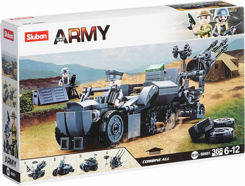 

Конструктор SLUBAN M38-B0681 военная техника