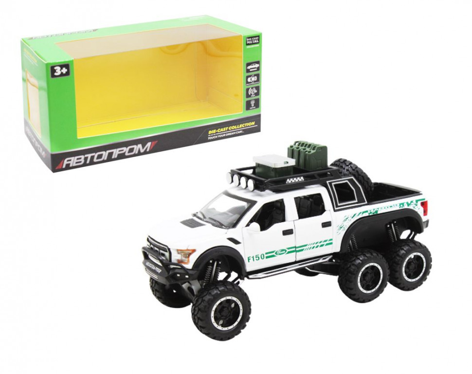 

Машина металлическая АВТОПРОМ 7682 Ford F150 (White)
