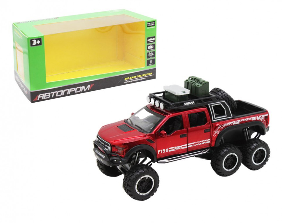 

Машина металлическая АВТОПРОМ 7682 Ford F150 (Red)