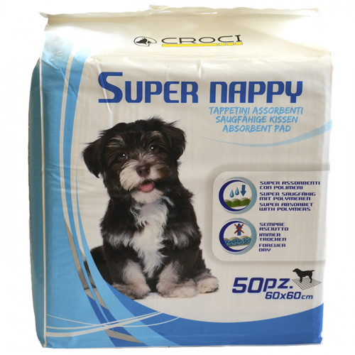 

Пеленки Croci Super Nappy для собак, 60×60 см, 50 шт