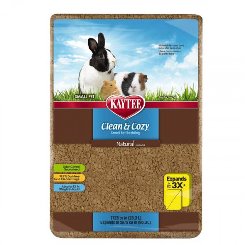 

Подстилка Kaytee Clean&Cozy Natural для грызунов, целлюлоза, 8.2 л