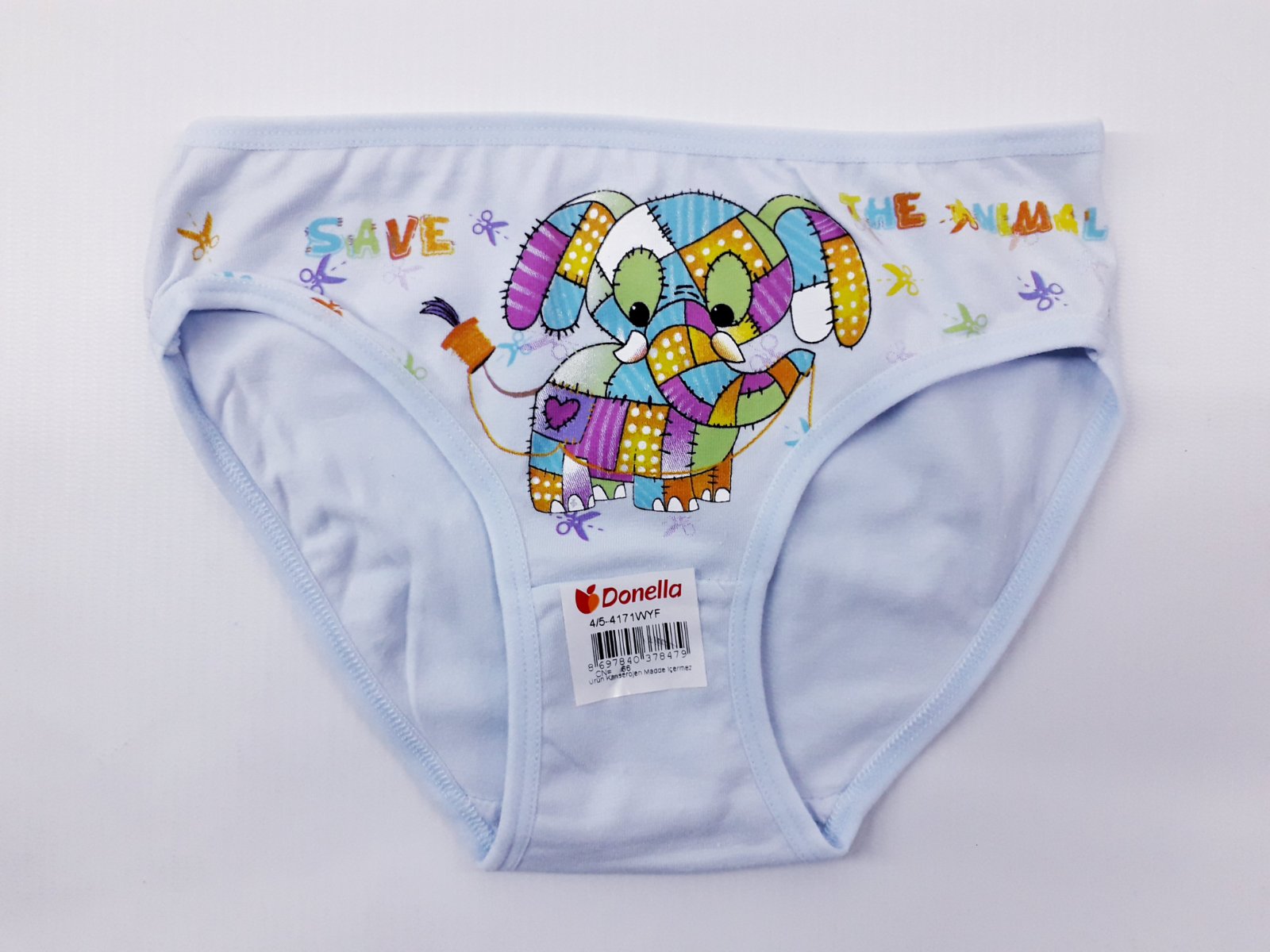 

Трусики Donella 4171WYF 2/3 (98-104)(р) голубые