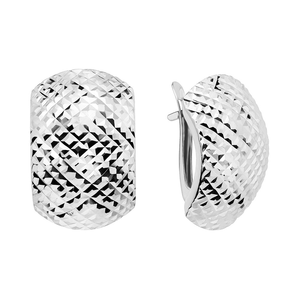 

Серебряные серьги с алмазной гранью 000132795