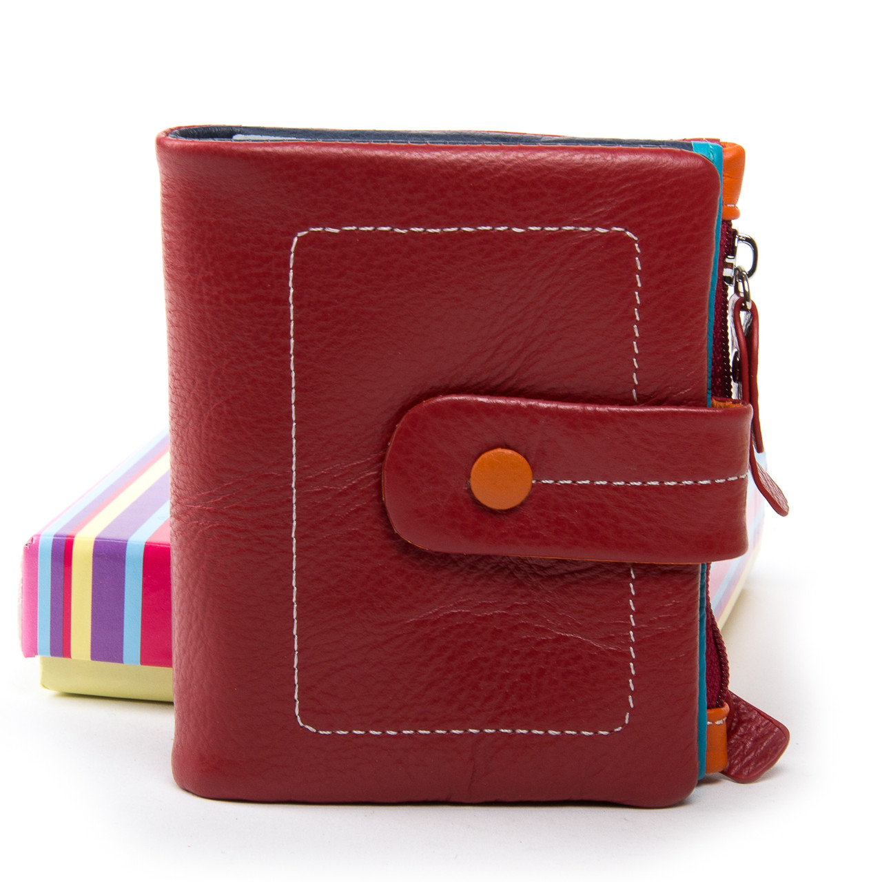 

Кошелек Rainbow кожа DR. BOND WRN-1 красный