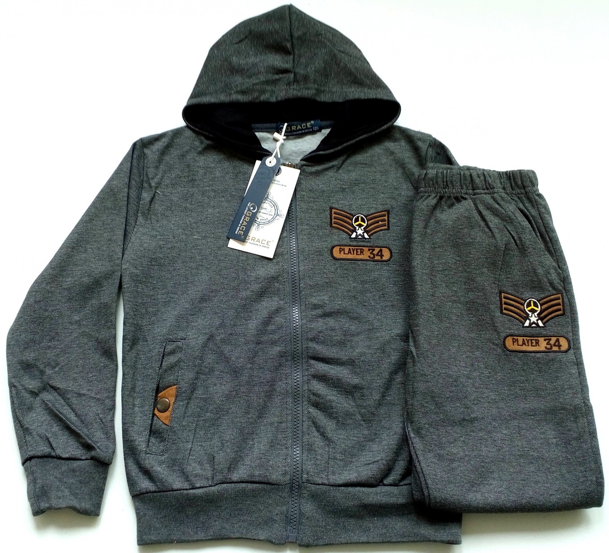 

Спортивный костюм Grace B-61150 110 см Серый (СКМ-0051)