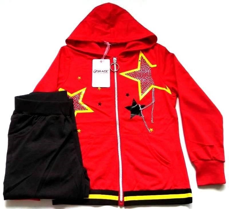 

Спортивный костюм Grace G80664 128-134 см Красный (СКД-0013)
