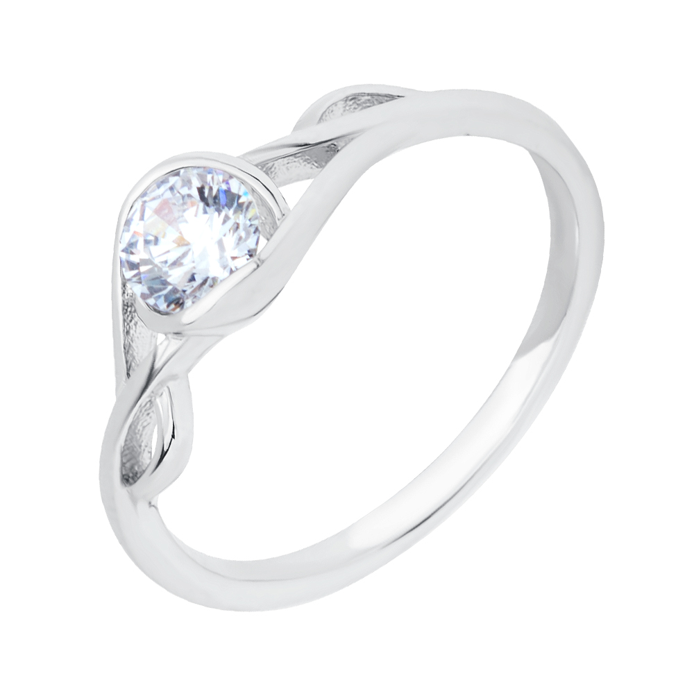 

Серебряное кольцо с цирконием 000116355 16 размера