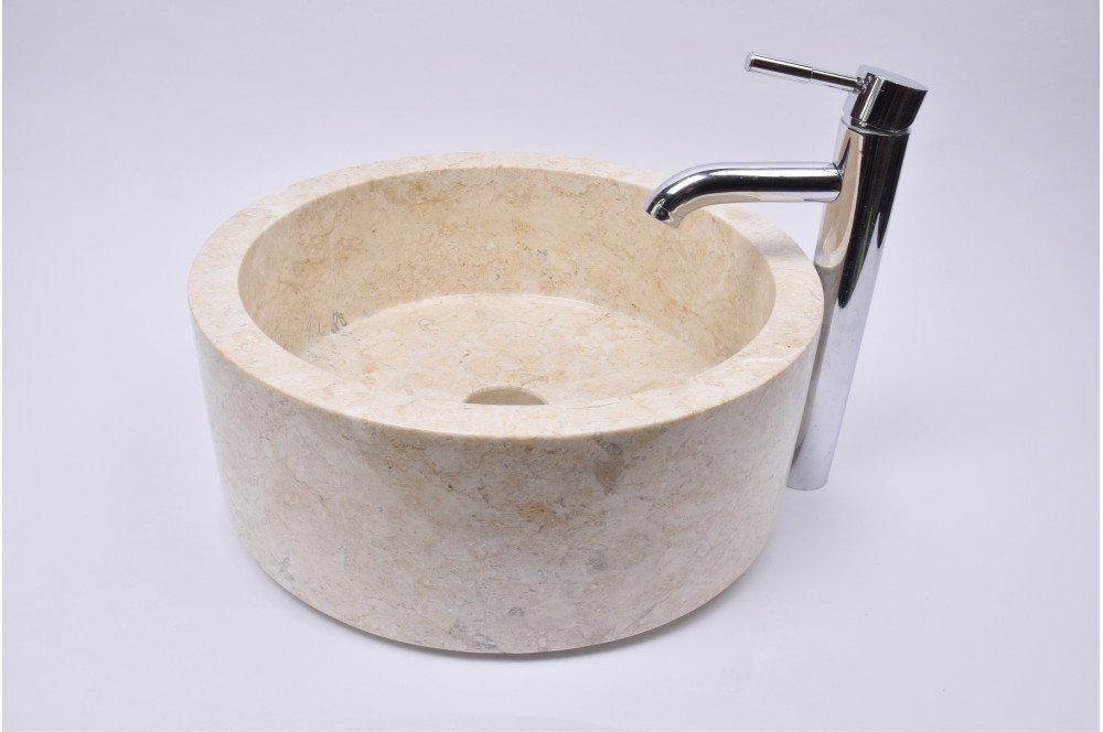 

Умивальник з каменю CREAM Industar s23-3715-2 40 см Круглий