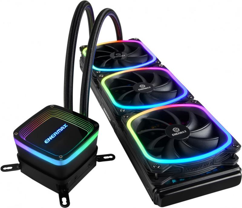 

Система водяного охлаждения Enermax Aquafusion 360 (ELC-AQF360-SQA), Intel: 2066/2011-3/2011/1200/1150/1151/1155/1156/1366, AMD: AM2/AM2+/AM3/AM3+/AM4/FM1/FM2/FM2+, 394x120x27 мм, 3-pin, 4-pin