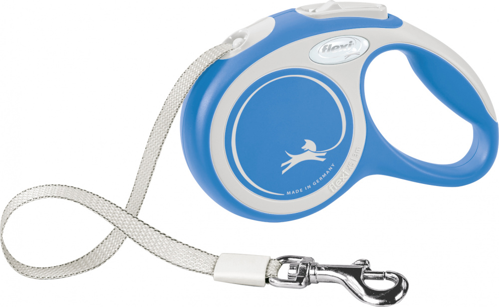 

Поводок рулетка Flexi "New COMFORT" XS 3м до 12кг синий (TX-213302)
