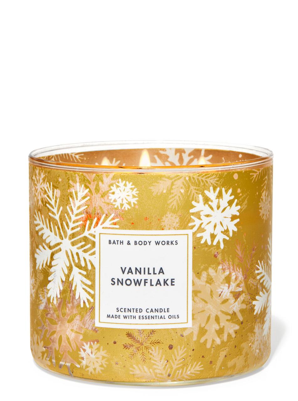 

Свеча ароматизированная Bath and Body Works Vanilla Snowflake Scented Candle 411 г