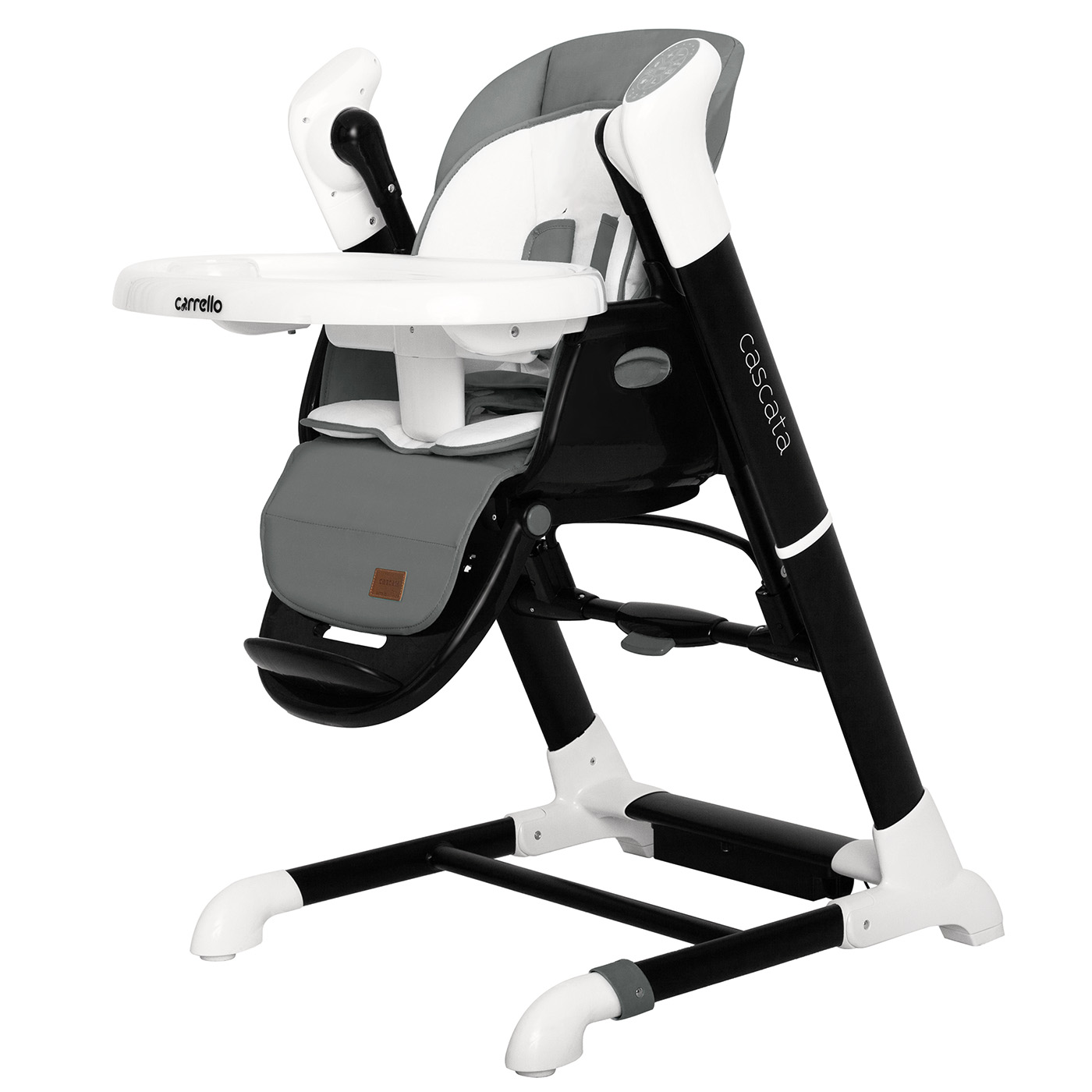 

Стульчик для кормления + шезлонг CARRELLO Cascata CRL-10303/1 Palette Grey с музыкальным модулем и функцией качания + дуга с игрушками