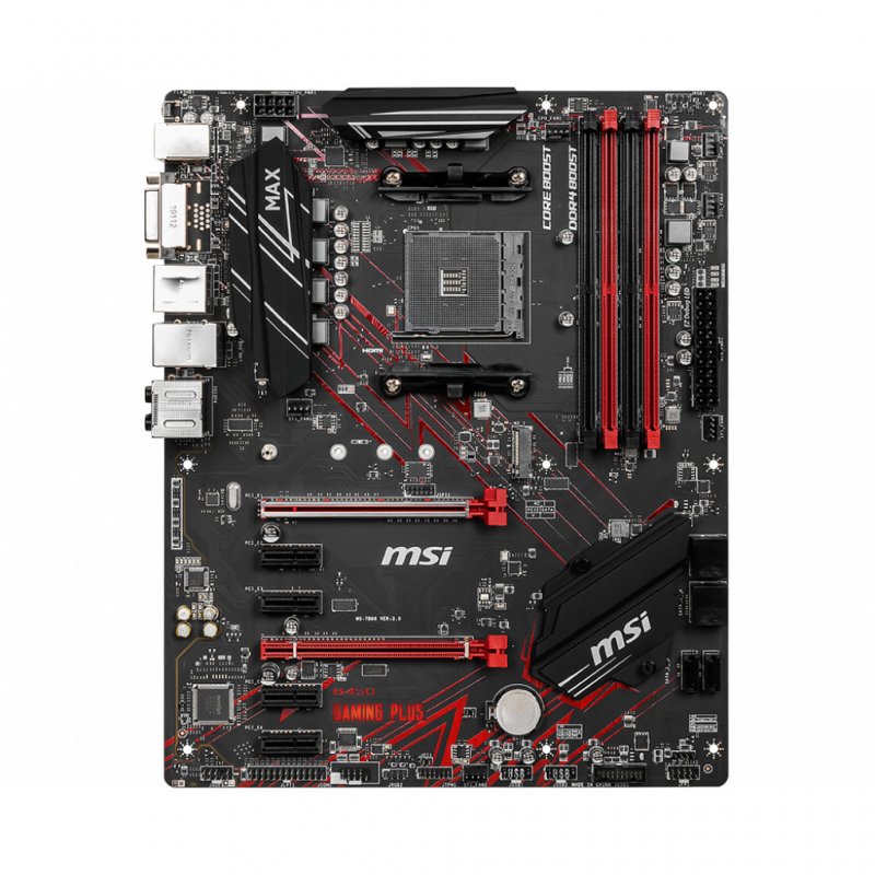 

Материнськая плата MSI B450 Gaming Plus MAX (B450 Gaming Plus MAX)