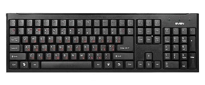 

Клавиатура Sven 303 Standard USB+PS/2 (303 Standard USB+PS/2)