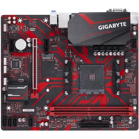 

Материнская плата AM4 (B450) Gigabyte B450M GAMING, B450, 2xDDR4, Int.Video(CPU), 4xSATA3, 1xM.2, 1xPCI-E 16