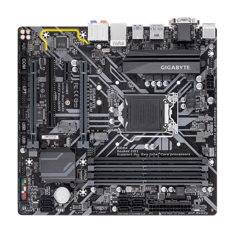 

Материнськая плата Gigabyte B365M D3H (B365M D3H)