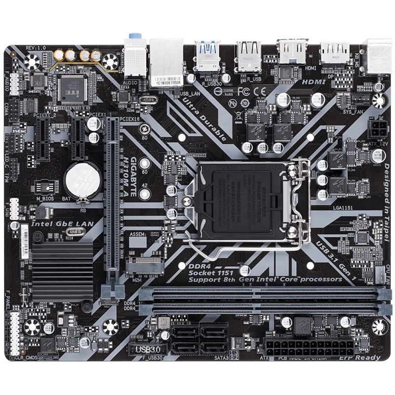 

Материнська плата GIGABYTE H310M A 2.0 (H310M A 2.0)
