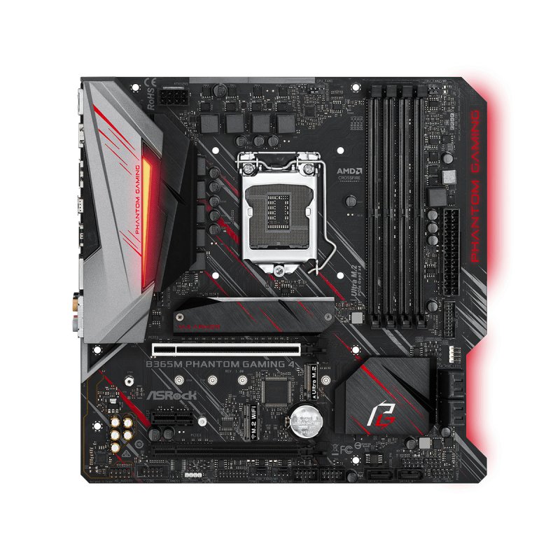 

Материнська плата ASRock B365M Phantom Gaming 4 (B365M Phantom Gaming 4)