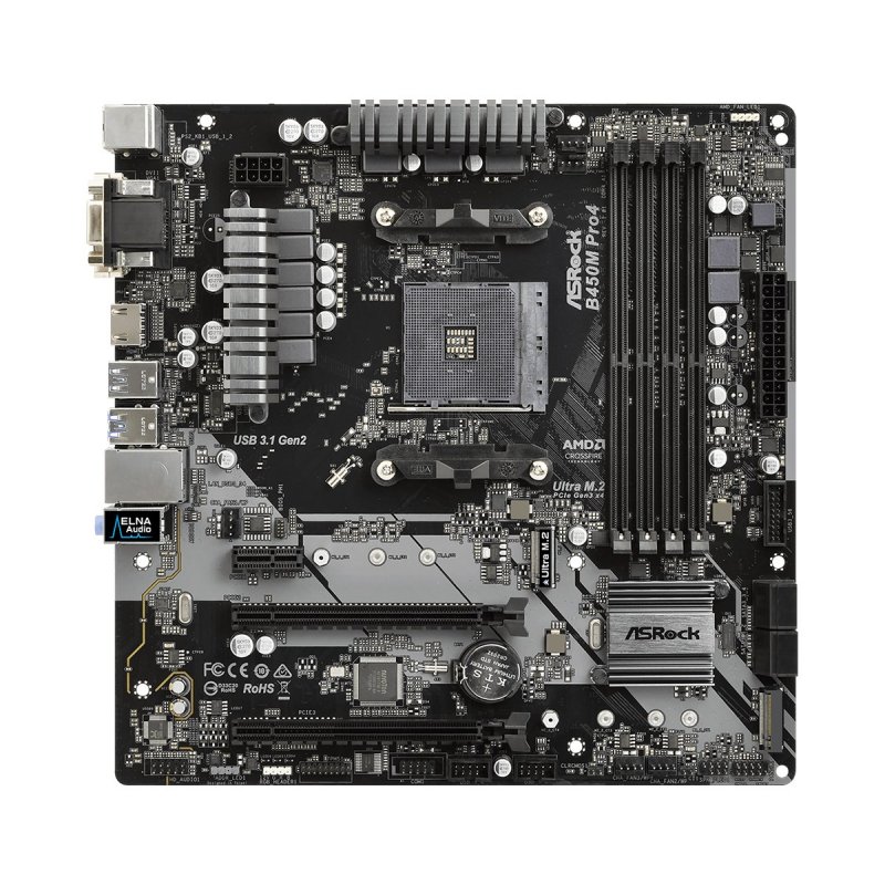 

Материнська плата ASROCK B450M PRO4-F (B450M PRO4-F)