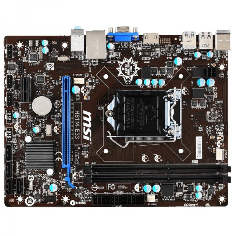 

Материнська плата MSI H81M-E33 (H81M-E33)