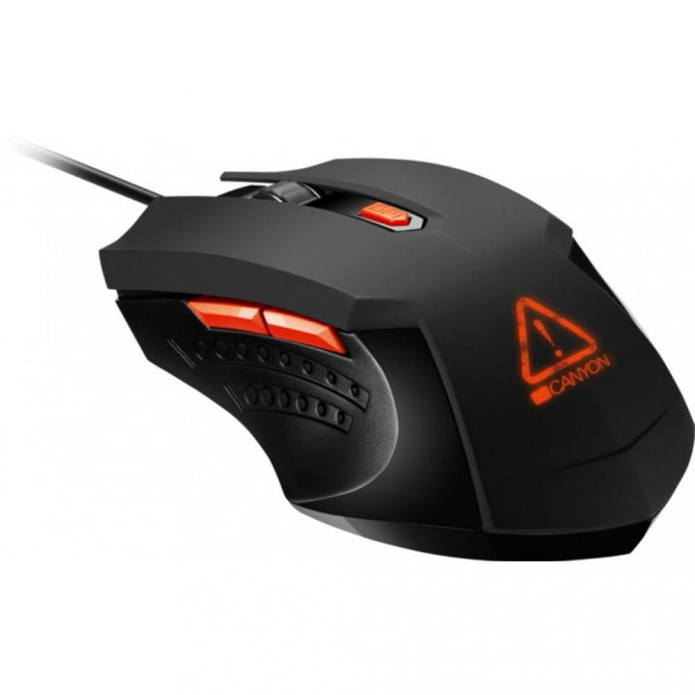 

Мишь Canyon Star Raider CND-SGM01RGB Black/Orange USB (CND-SGM01RGB)