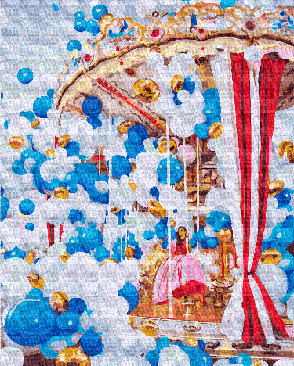 

Картина по Номерам Карусель 40х50см RainbowArt GX32632