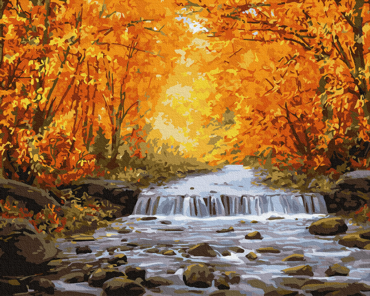 

Картина по Номерам Осенний водопад 40х50см RainbowArt GX34060