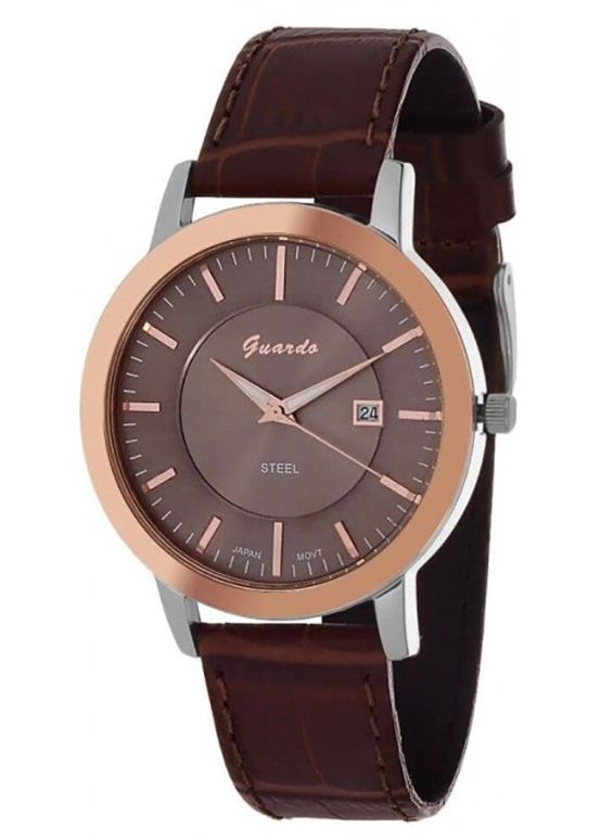 

Мужские наручные часы Guardo S00992 RgsBrBr