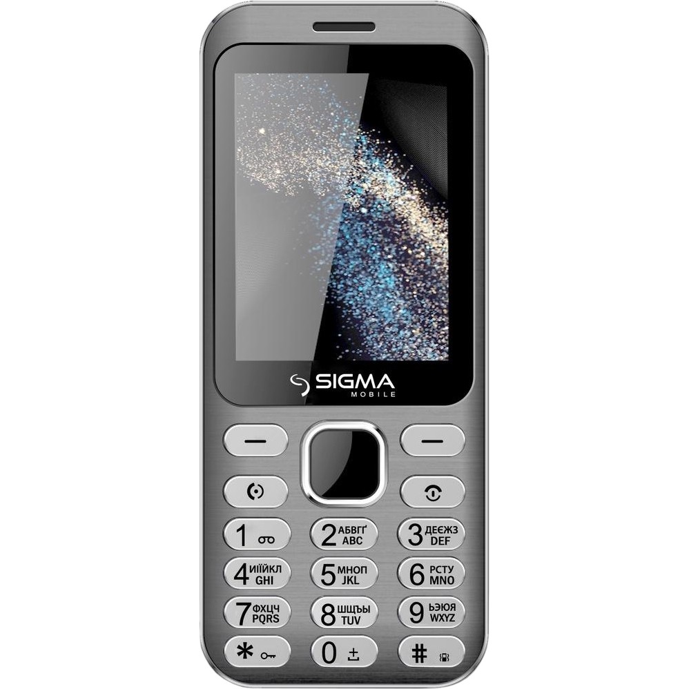 

Мобильный телефон Sigma mobile X-style 33 Steel Gray