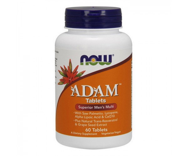 

Витамины для мужчин Now Foods Adam 60 таблеток (823601)