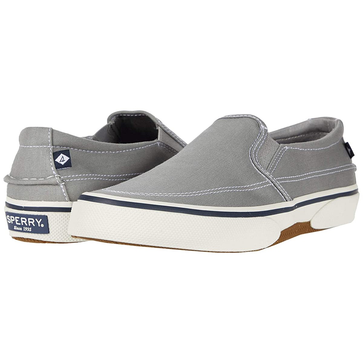 

Слипоны Sperry Halyard Slip-On Canvas SW Grey, 40.5 (260 мм)